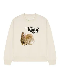 watapparel watapparel Sweatshirt Frauen Ich hase dich! – Produktbild 1 von 1