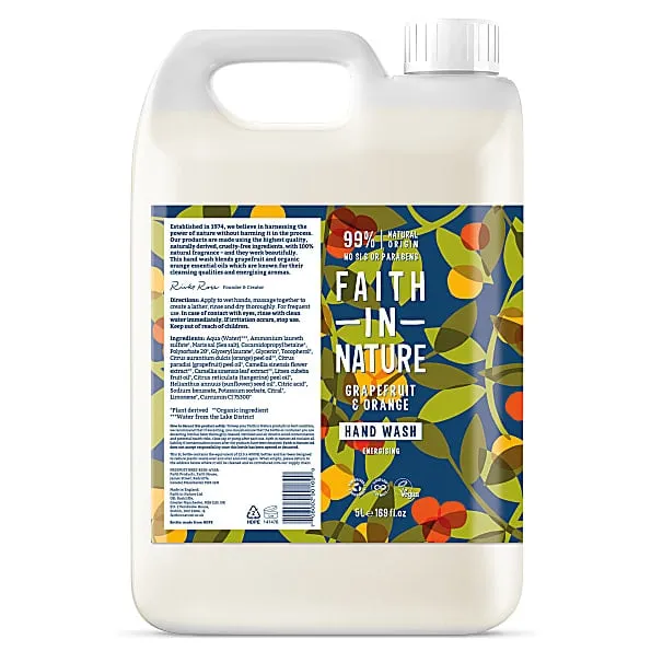 Faith in Nature Faith in Nature Grapefruit & Orange Handseife - 5L – Produktbild 1 von 1