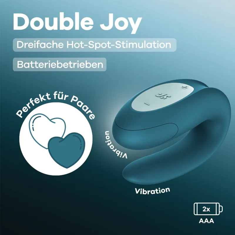 Satisfyer Satisfyer Double Joy, 9,4 cm, Dunkelgrün, – Produktbild 1 von 1