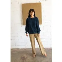 TIRALAHILACHA TIRALAHILACHA Gilda terry sweatshirt raglan sleeves, Blau, – Produktbild 1 von 1