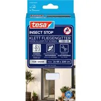 Tesa tesa Fliegengitter "Premium" für Türe 2 x 65 x 220 cm, weiß – Produktbild 1 von 1