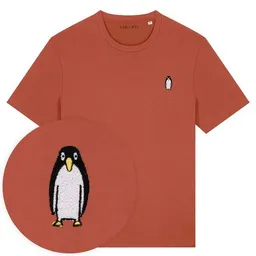 LIGARTI Besticktes T-Shirt – Thorben der Pinguin – LIGARTI Tiermanufaktur – Produktbild 1 von 1