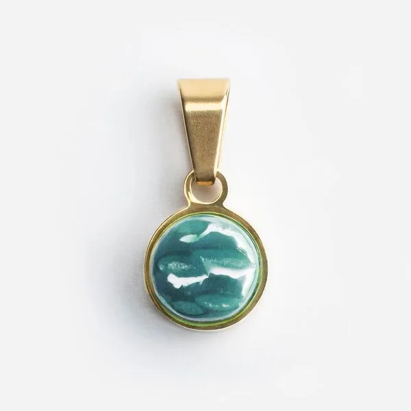 ALEXASCHA ALEXASCHA Kettenanhänger aus Glas | Mix & Match Charms, Gold, – Produktbild 2 von 8