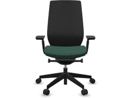 profim profim Bürodrehstuhl "ACCIS PRO" mit Armlehnen, Gestell: schwarz, Sitz: grün – Produktbild 1 von 1