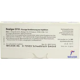 Weleda WELEDA REALGAR D 10 Ampullen 8X1 ml Ampullen – Produktbild 1 von 1