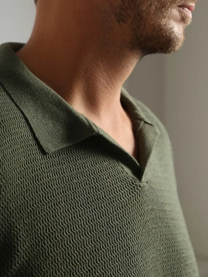 Suitable Suitable Pullover Riva Structure Melange Grün - Größe XXL, Grün, – Produktbild 5 von 5