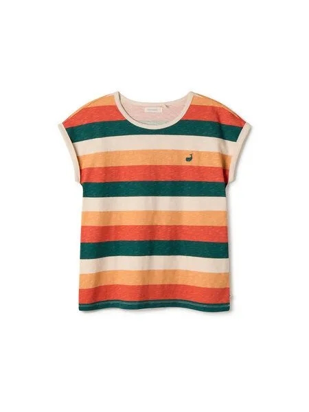 TWOTHIRDS TWOTHIRDS Gemustertes Top Vegan "Gortina" aus Bio-Baumwolle, Striped, – Produktbild 3 von 3