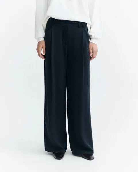 thinking mu thinking mu Damen Hose - Molly Pants - aus Lyocell, Black, – Produktbild 2 von 3