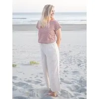FUXBAU FUXBAU Frauen Leinenhose, Cremeweiß, – Produktbild 1 von 1