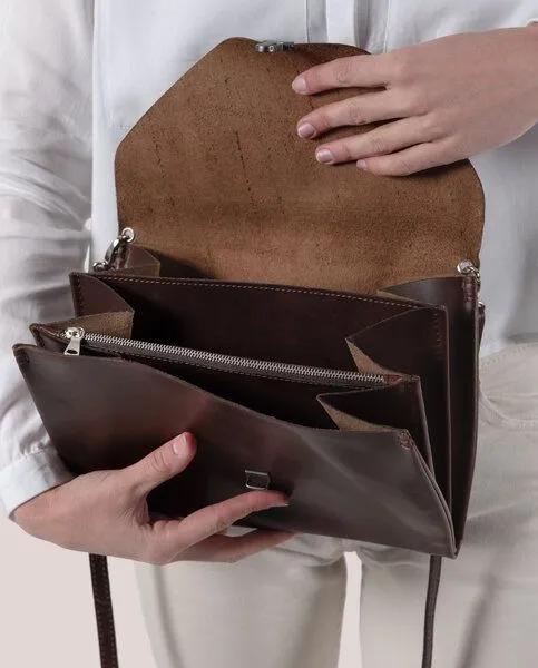 Harolds Harolds Harold's FO3 Fold evenling bag L, Braun, – Produktbild 3 von 3
