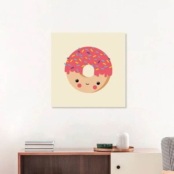 Photocircle Photocircle Poster / Leinwandbild - Donut – Illustration fürs Kinderzimmer – Produktbild 3 von 4