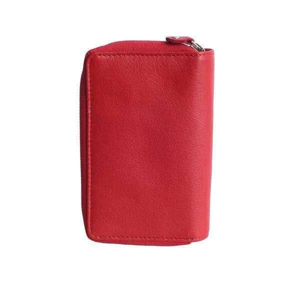 Vargu Vargu Echtleder Geldbörse MASIN 1-A mono, Red, – Produktbild 4 von 4