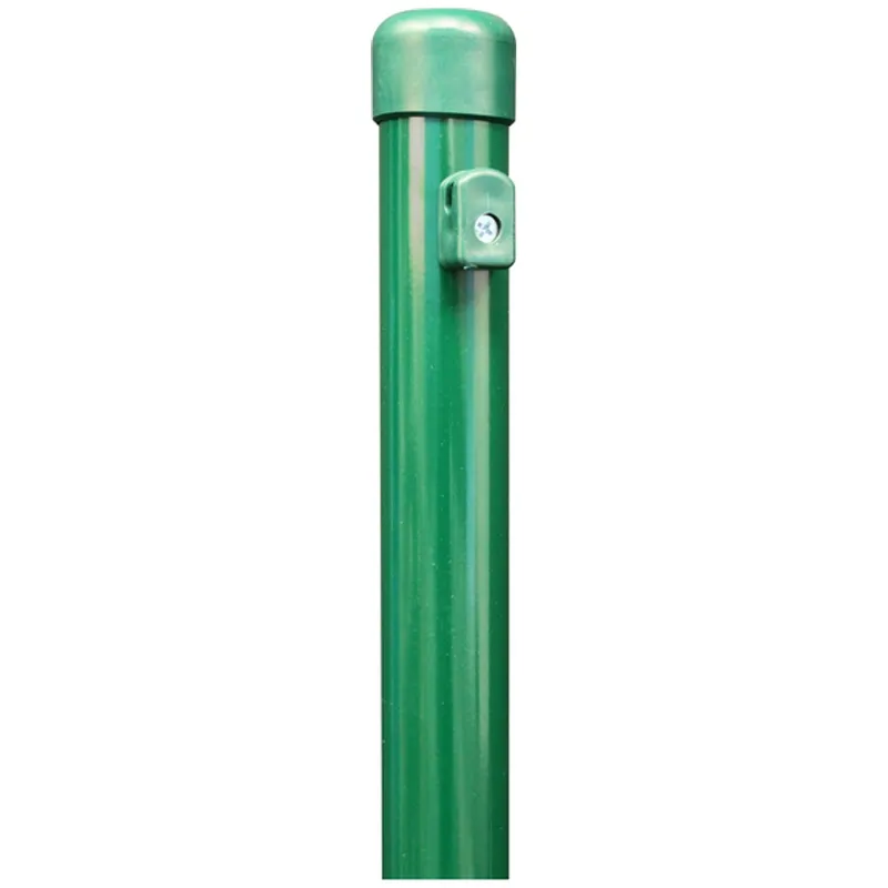 Alberts ALBERTS Zaunpfosten verkürzt, Befest.m.Einschlag-Bodenh.zinkp.grün Kst.b.L1665mm, Ø34mm – Produktbild 1 von 1