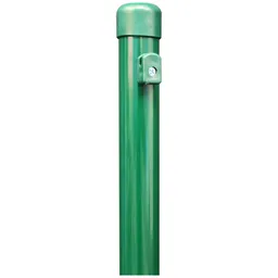 Alberts ALBERTS Zaunpfosten verkürzt, Befest.m.Einschlag-Bodenh.zinkp.grün Kst.b.L1665mm, Ø34mm – Produktbild 1 von 1