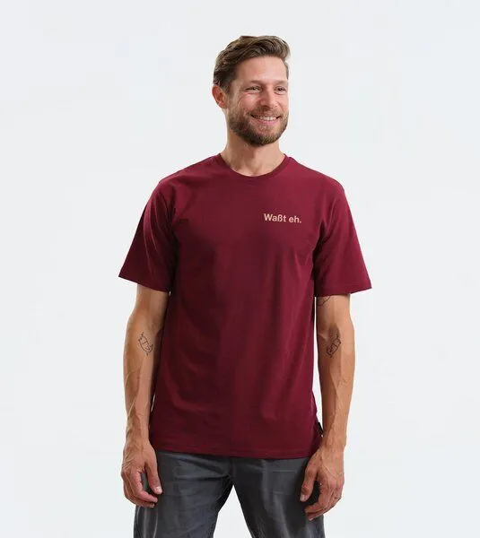 Gary Mash GARY MASH Shirt Waßt eh. aus Biobaumwolle, Burgund (rot), – Produktbild 4 von 4