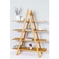 kleiderleiter de kleiderleiter_de Leiterregal, Holzregal PAUL aus massiver Eiche von kleiderleiter.de – Produktbild 1 von 1