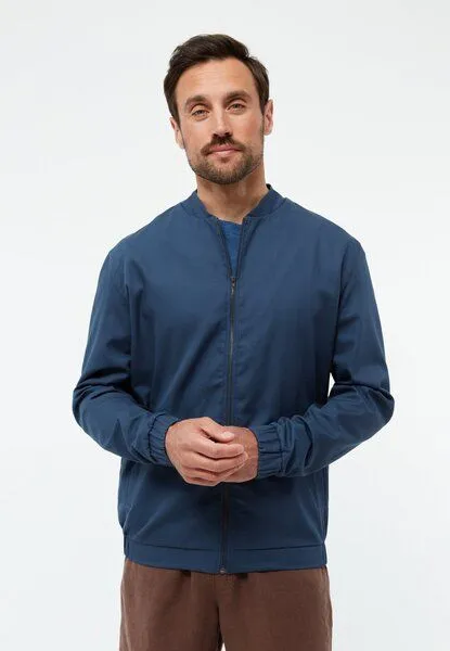 Givn Berlin Givn Berlin Blousonjacke GBCASPER aus fester Bio-Baumwolle, Ocean blue, – Produktbild 3 von 4