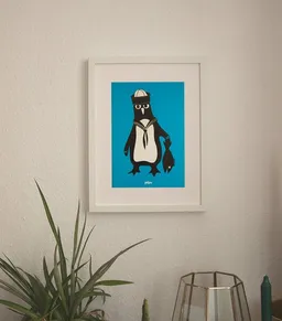 päfjes päfjes Pinguin Martin - Poster A4 – Produktbild 1 von 1