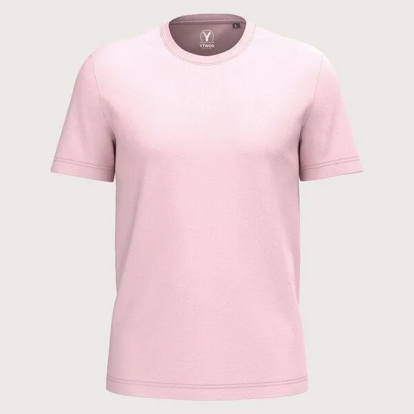 YTWOO YTWOO Regular Herren T-Shirt Light, Pale pink, – Produktbild 1 von 3