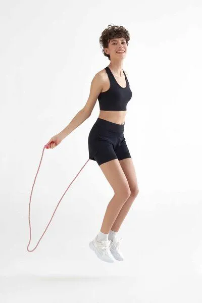 True North True North Damen-Sport-Short, doppellagig, Black, – Produktbild 4 von 4