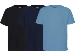Neutral Neutral 3er-Set Bio-Unisex-T-Shirt, verschiedenfarbig, schwarz/navy/dusty indigo, Gr. M – Produktbild 1 von 1
