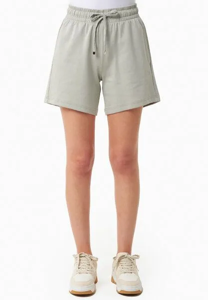 ORGANICATION ORGANICATION Sweatshorts aus TENCEL Modal und Bio-Baumwolle, Green moss, – Produktbild 2 von 4