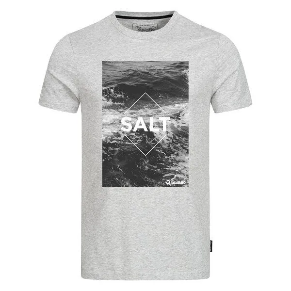 Lexi&Bö Lexi&Bö Salt Herren T-Shirt, Grau melange, – Produktbild 1 von 2