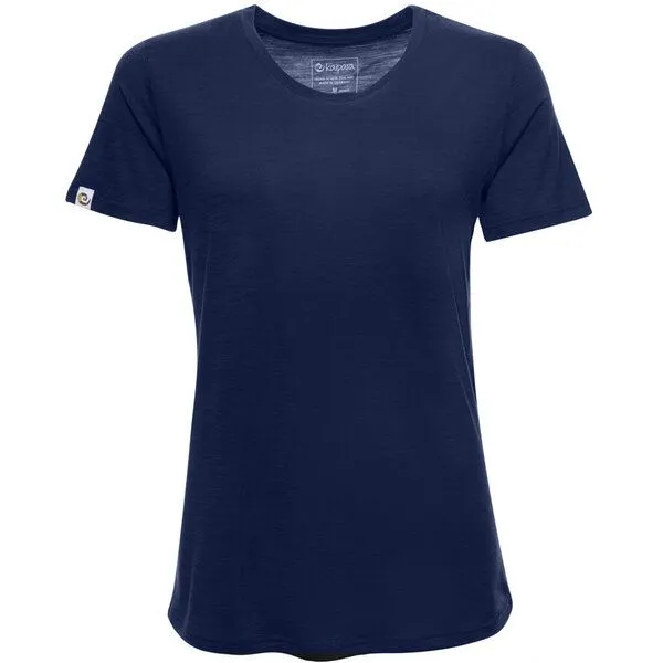 Kaipara - Merino Sportswear Kaipara - Merino Sportswear Merino Shirt Kurzarm Regularfit 200 Rundhals Damen, Blau, – Produktbild 1 von 2