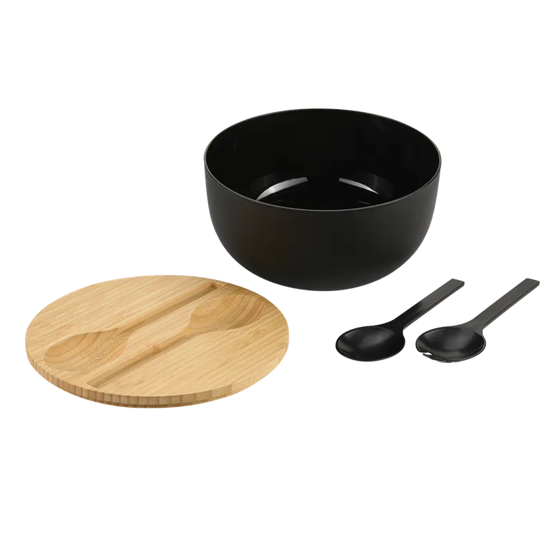 Kesper Salatschale, Schwarz | natur, – Produktbild 4 von 4