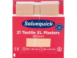 Salvequick Salvequick Pflaster-Abschnitte "REF 6470" 21 Stk., elastisch 8 x 3,2/4,8 cm – Produktbild 1 von 1