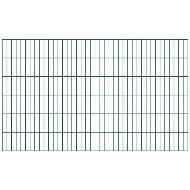 Alberts ALBERTS Doppelstab-Gittermatte, verz.grün, BxH2000x1200mm, Draht-Ø6/5/6, Masche50x200mm – Produktbild 1 von 1