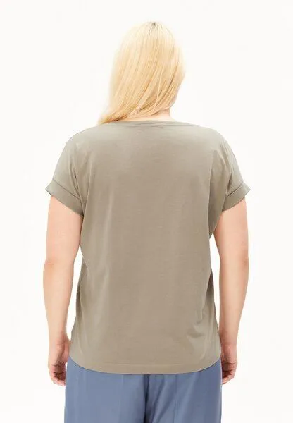 ARMEDANGELS ARMEDANGELS IDAARA Damen T-Shirt aus Bio-Baumwolle, Light sage, – Produktbild 3 von 5