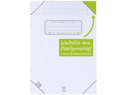 Soisi Soisi Recycling-Schulheft DIN A4 Nr. 28 kar. mit Doppelrand – Produktbild 1 von 1