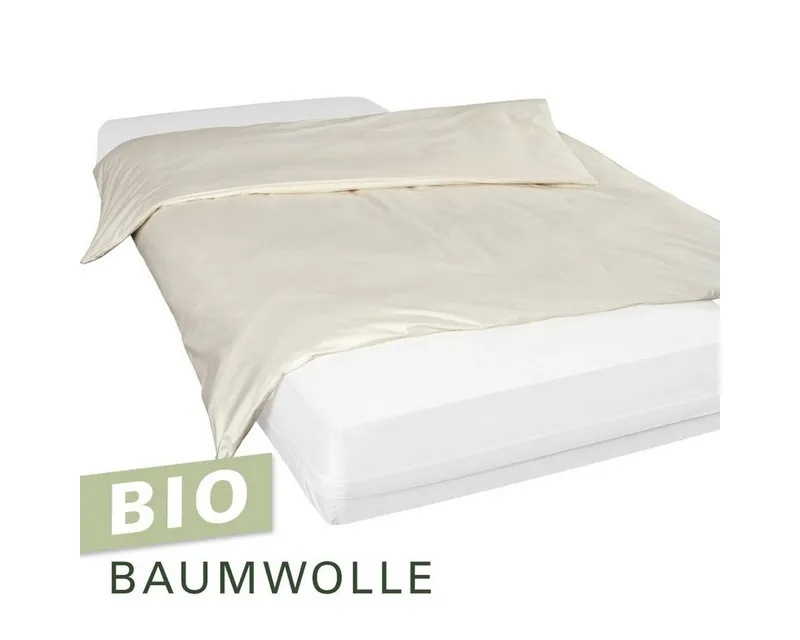 Encasing Bio Cotton Softsan, Milbenschutzbezug für Bettdecken, Beige, – Produktbild 2 von 5