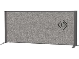 Maul MAUL Sideboard-Trennwand "MAULconnecto" anthrazit, Akustik 120 x 50 cm, dunkelgrau – Produktbild 1 von 1