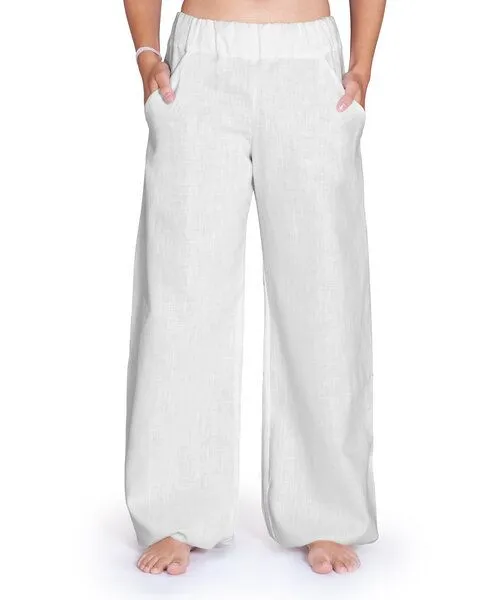 SCHAZAD Leinenhose DELIGHT von SCHAZAD, Weiss, – Produktbild 1 von 4