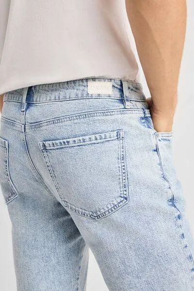 DAWN Herren Jeans DUSK Regular Straight DAWN Bio-Baumwolle, Bright blue, – Produktbild 6 von 6