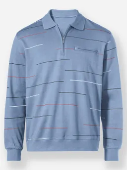 marco donati Sweatshirt bleu – Produktbild 1 von 1