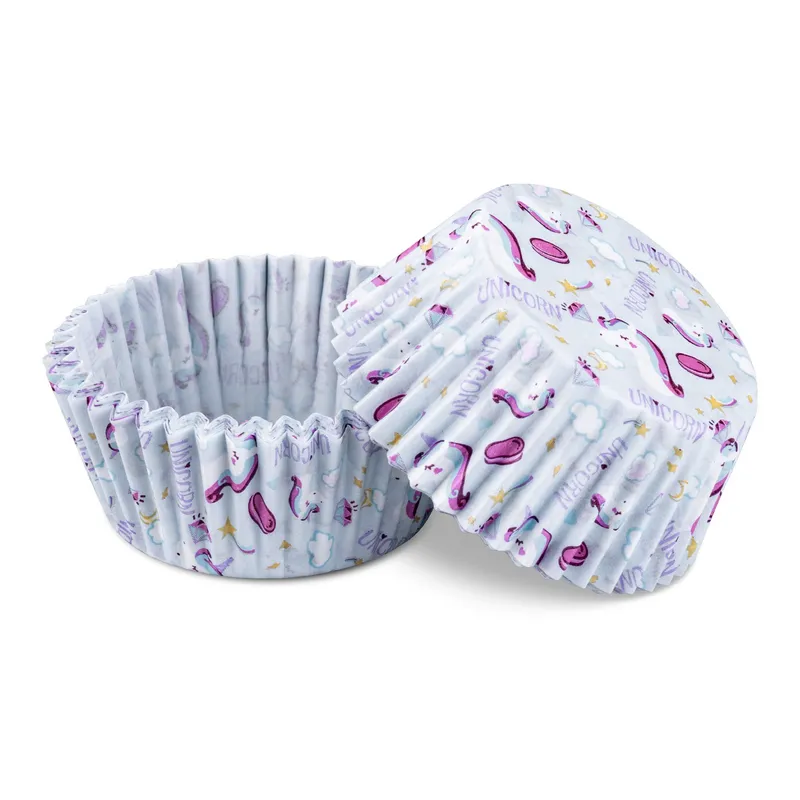 ZENKER Zenker Muffinförmchen Einhorn, Ø5cm, 50 Stk. – Produktbild 3 von 3