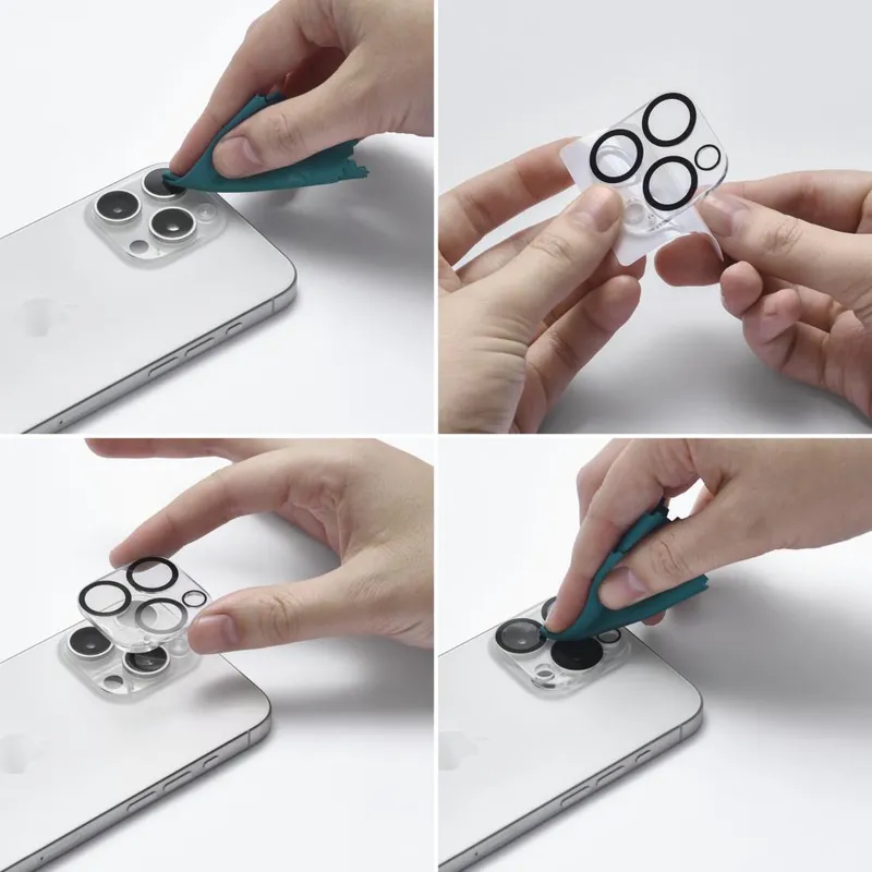 Hama Hama Kameraschutz "Cam Protect" f. iPhone 15 Pro/15 Pro Max, stoßfest, kratzfest – Produktbild 6 von 6