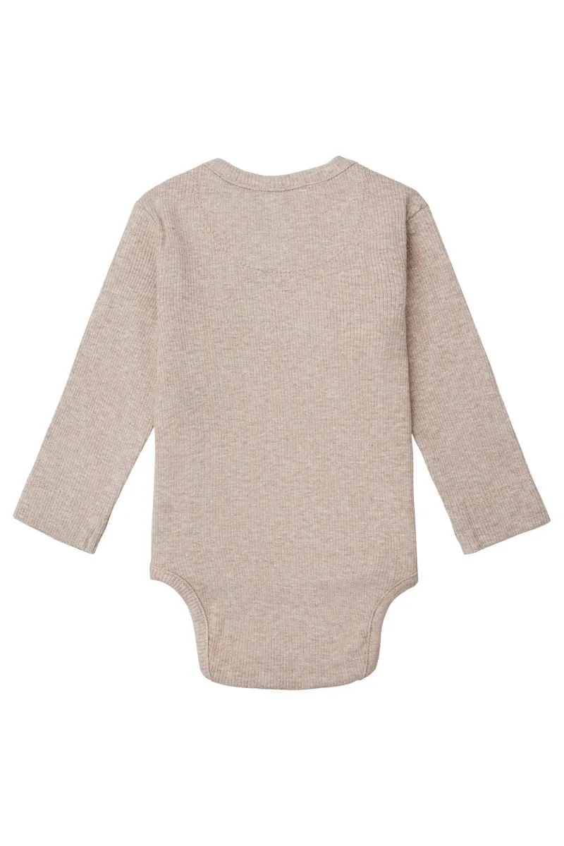 Noppies Newborn Strampler Nino, Beige, – Produktbild 1 von 2