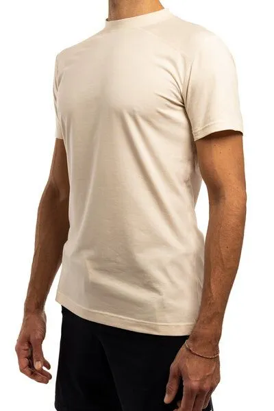 M23 M23 Herren T-Shirt aus Bio-Baumwolle, Modell „Ben“, Creme, – Produktbild 1 von 4