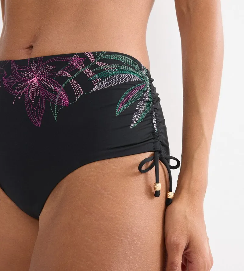 Triumph Triumph Bikini-Hose Summer Tropics Maxi weich und formend, Schwarz, – Produktbild 4 von 5