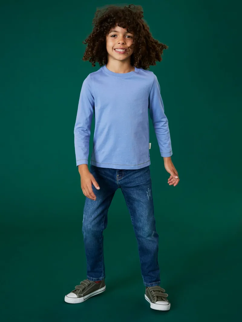 White Stuff Abersoch Longsleeve - 5-6, Blau, – Produktbild 2 von 4