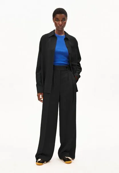 ARMEDANGELS ARMEDANGELS KAAYUA LINO Damen Webhose aus Leinen-Mix, Black, – Produktbild 3 von 3