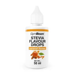 GymBeam Food GymBeam Stevia Flavour Drops 50 ml Karamell – Produktbild 1 von 1