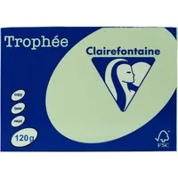 Clairefontaine 250 Blatt Clairfontaine Farbiges Kopierpapier 'Trophee' 120 g/m², DIN A4, hellgrün – Produktbild 1 von 1