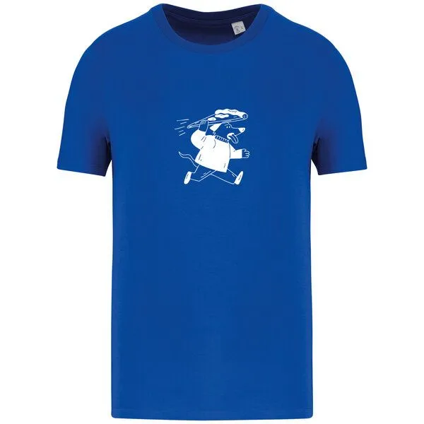Greenspired Greenspired Basic Bio T-Shirt Pizzadog Nr. 4 ( 155g/m² XXS - 5 XL, Meeresblau, – Produktbild 1 von 1
