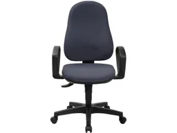 Topstar Topstar Bürodrehstuhl "Support SY ECO" mit Armlehnen, dunkelgrau – Produktbild 1 von 1