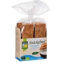 Bohlsener Mühle Bohlsener Mühle Bio-Snäckebrot Brezelsalz und Laugen, 200 g – Produktbild 1 von 1